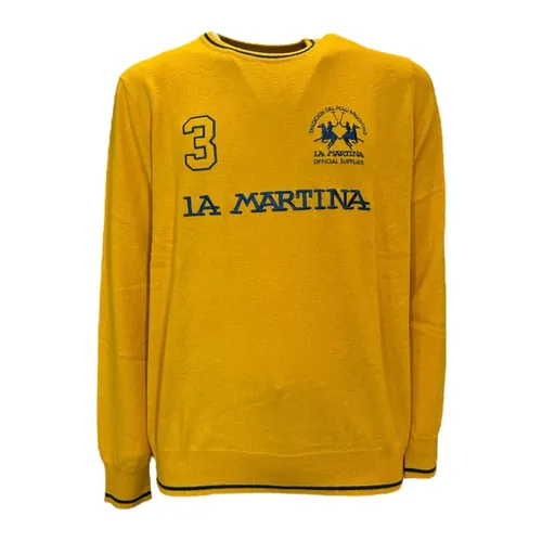 Knitted Jumper Wms304Yw025B2072 - La Martina - Modalova