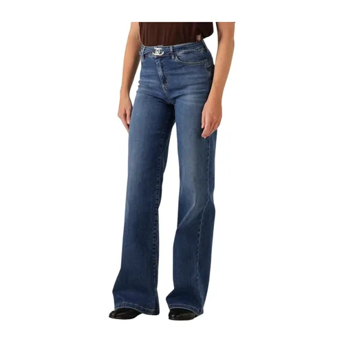 Flair Button Up Vaqueros Azul Mujer - Liu Jo - Modalova