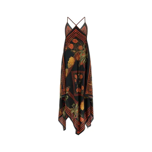 Print Twill Dress - Blumarine - Modalova
