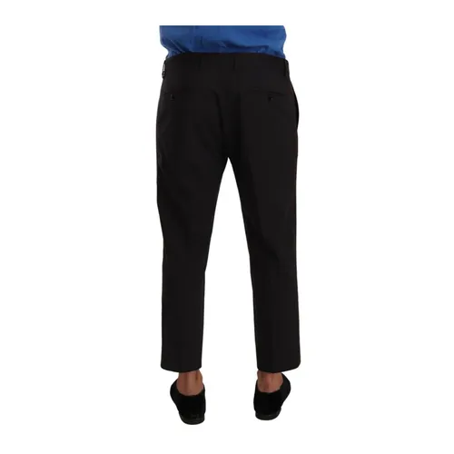 Wool Blend Cropped Pants - Dolce & Gabbana - Modalova