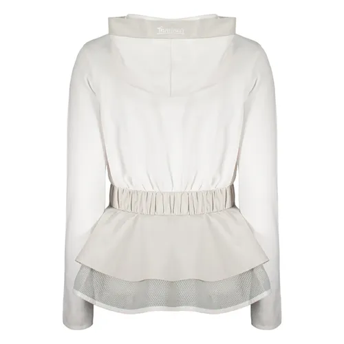 Hooded Technical Fabric Jacket with Ruffles - Herno - Modalova