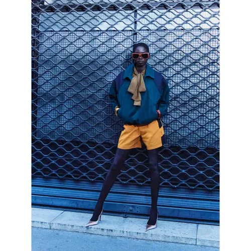 Cassandre Cotton Bermuda Shorts - Saint Laurent - Modalova