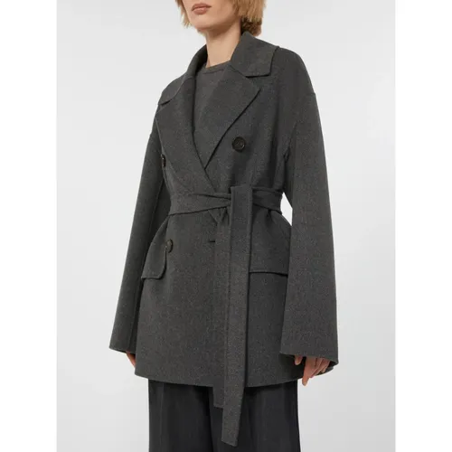 Wool Blend Double-Breasted Coat - Max Mara - Modalova
