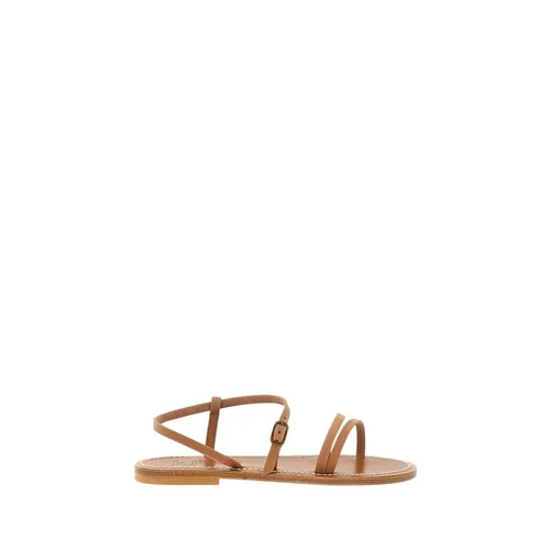 Flat Leather Sandals - K.jacques - Modalova
