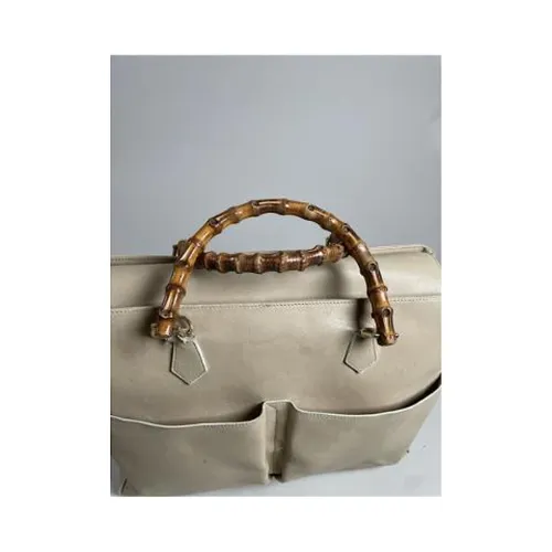 Pre-owned Leather Handbag - Gucci Vintage - Modalova