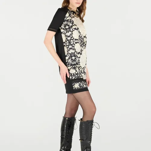 Mini Dress With Floral Print - Roberto Cavalli - Modalova