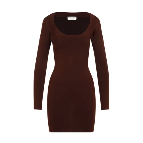 Chocolat Mini Dress - Saint Laurent - Modalova