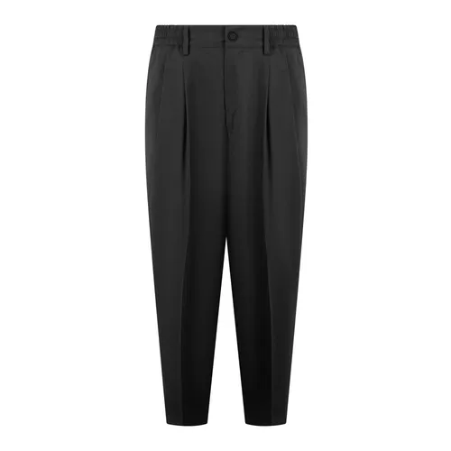 Virgin Wool Carrot Fit Trousers - Low Brand - Modalova
