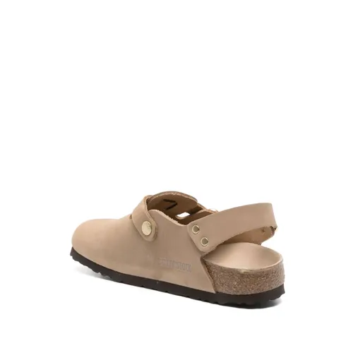 Beige Sandals with Side Buckle Fastening - Birkenstock - Modalova