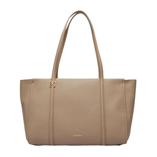 Emblem Hw Pebble Tote - Calvin Klein - Modalova