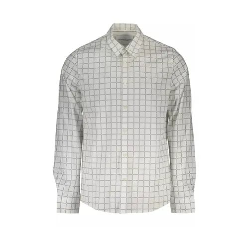 White Cotton Shirt for Men - Calvin Klein - Modalova