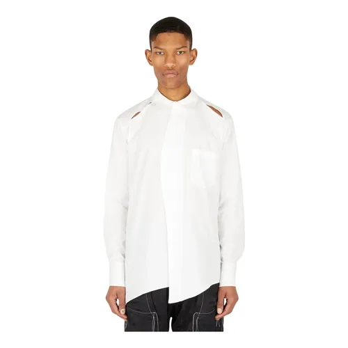 Slash Shoulder Shirt - Sulvam - Modalova