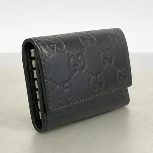 Pre-owned Leather Key-holder - Gucci Vintage - Modalova