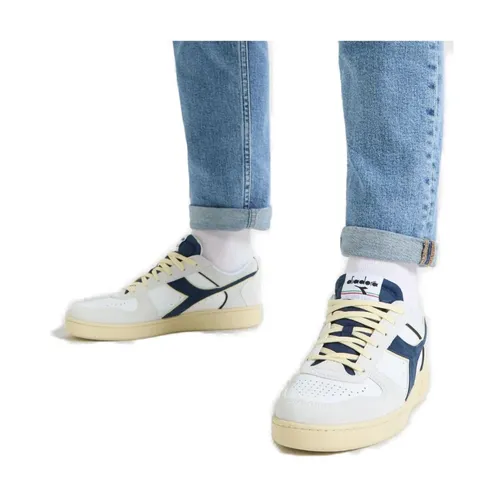 Blue Suede Low Top Magic Basket - Diadora - Modalova