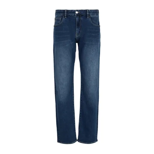 Slim Dark Blue Jeans - Armani Exchange - Modalova