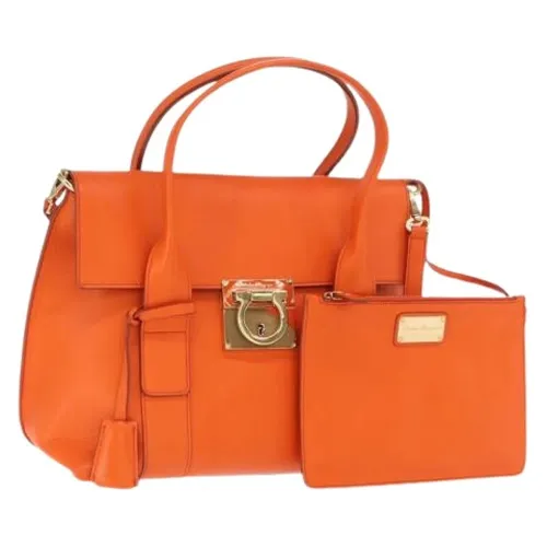 Pre-owned Leather Handbag - Salvatore Ferragamo Pre-owned - Modalova
