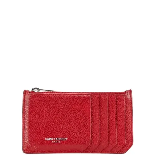Pre-owned Leather wallets - Yves Saint Laurent Vintage - Modalova