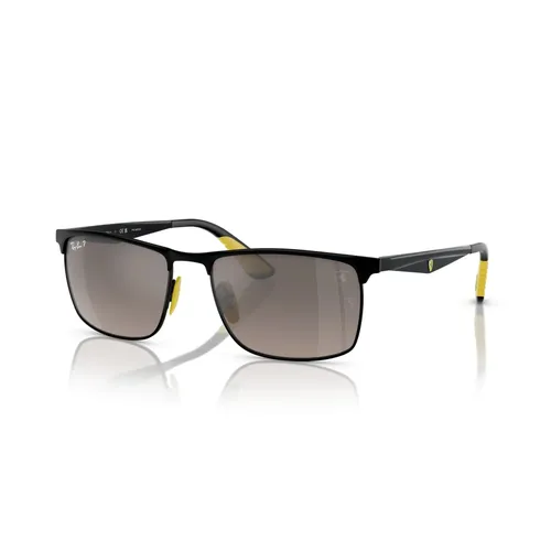 Polarized Black | Grey Sunglasses - Ray-Ban - Modalova