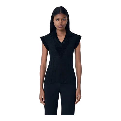 Quimby Knitted Polo Vest - Kiko Kostadinov - Modalova