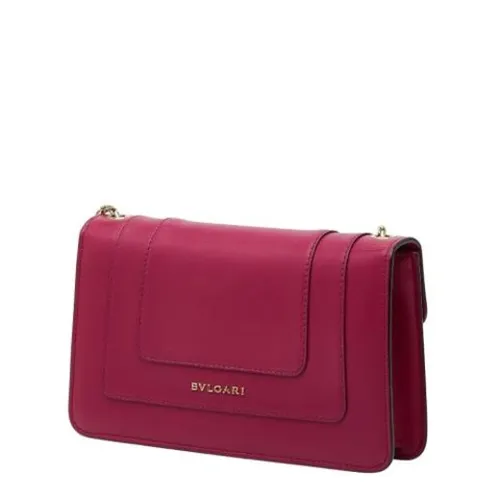 Pre-owned Leather Shoulder Bag - Bvlgari Vintage - Modalova