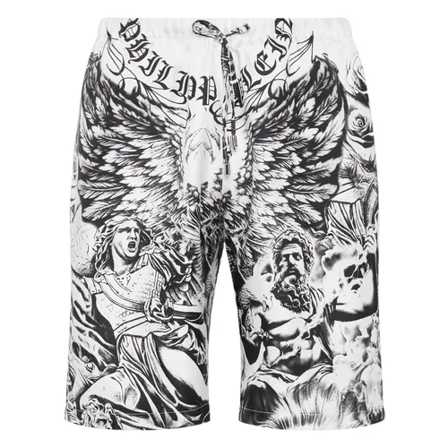 Silk Shorts Tattoo - Philipp Plein - Modalova