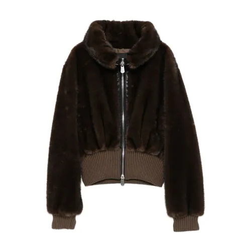 Jackets > Faux Fur & Shearling Jackets - - Pinko - Modalova
