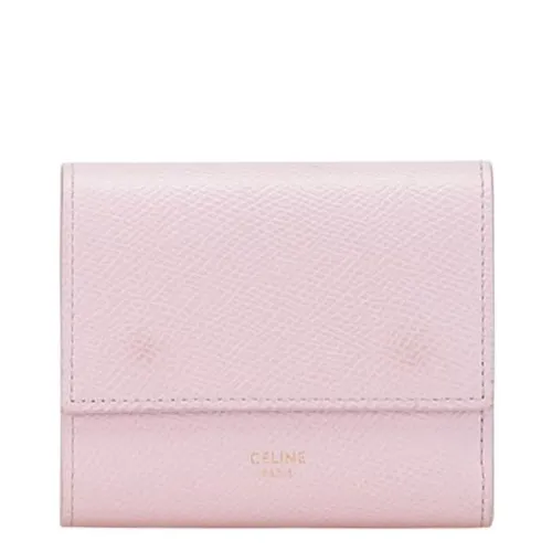 Pre-owned Leather Wallet - Celine Vintage - Modalova