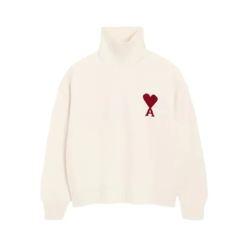 De Coeur Funnel Neck Sweater - Ami Paris - Modalova