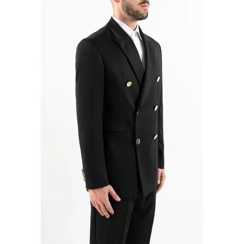 Double-Breasted Blazer - Corsinelabedoli - Modalova