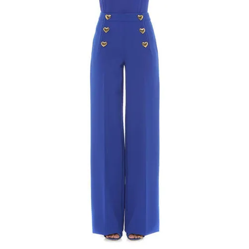 Wide Trousers - Moschino - Modalova
