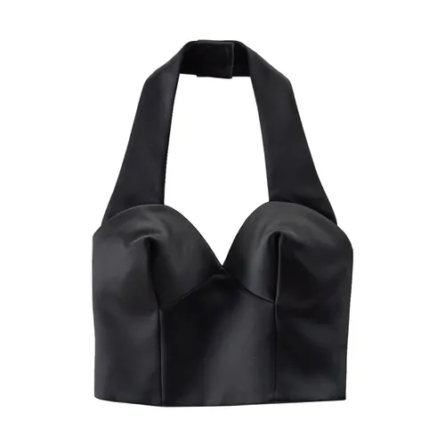 Sculpted Satin Halter Top - Marc Jacobs - Modalova