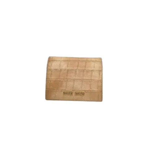 Pre-owned Wallet - Miu Miu Pre-owned - Modalova