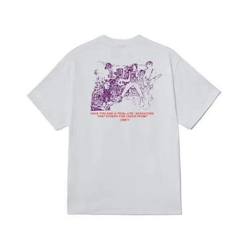 Real Life Cotton Tee White - Obey - Modalova