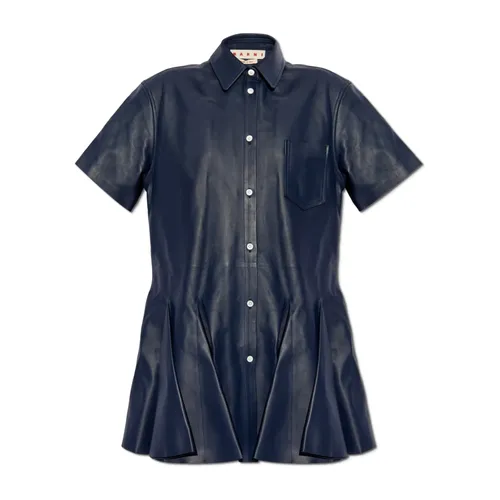 Lederkleid - Marni - Modalova