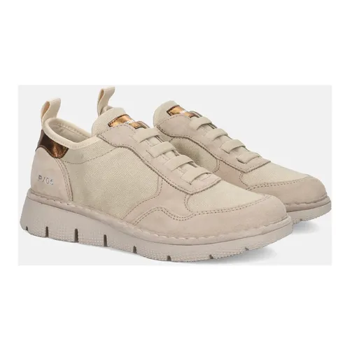 Beige Slip On with Mesh Upper - Panchic - Modalova