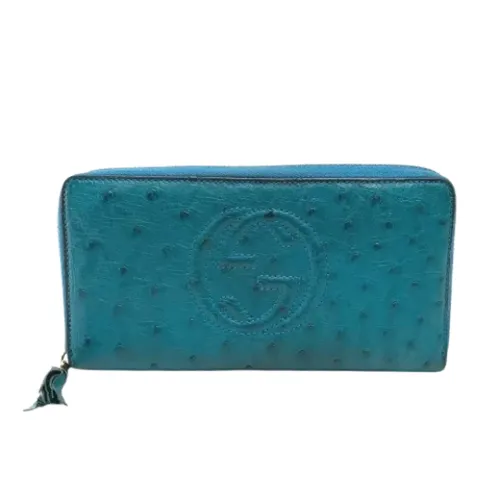 Pre-owned Leather wallets - Gucci Vintage - Modalova