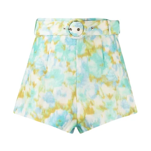 Printed Belted Shorts - Zimmermann - Modalova