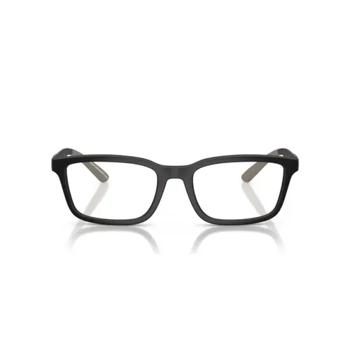 Matte Black Eyewear Frames - Emporio Armani - Modalova
