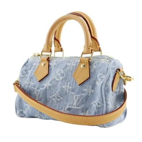 Pre-owned Denim Mini Bag - Louis Vuitton Vintage - Modalova