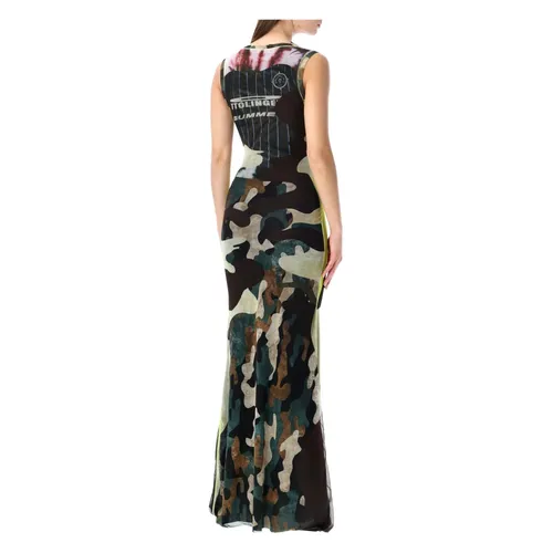 Mesh Long Dress - Ottolinger - Modalova