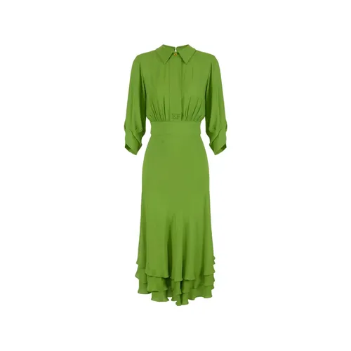 Vestido en Tejido Georgette - Elisabetta Franchi - Modalova