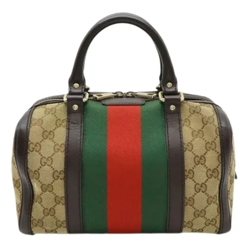 Pre-owned Canvas Handbag - Gucci Vintage - Modalova