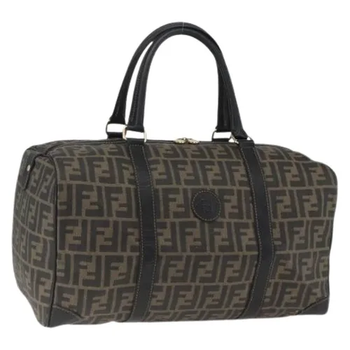Pre-owned Vintage Canvas Weekend Bag - Fendi Vintage - Modalova