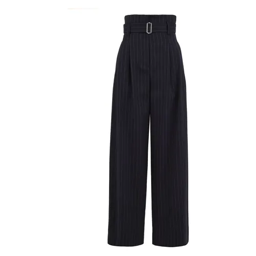 Trousers > Straight Trousers - - Solotre - Modalova