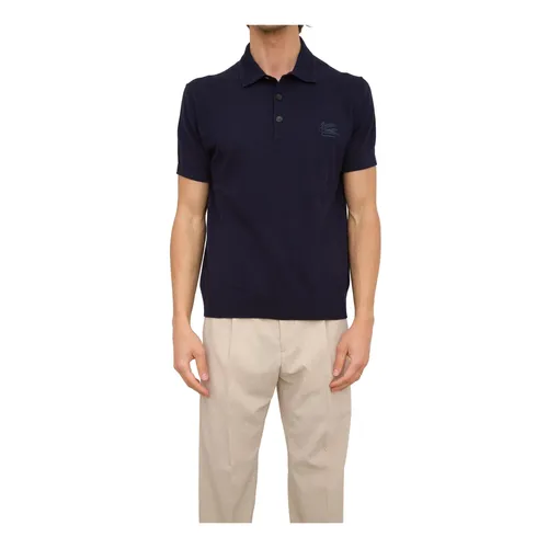 Etro - Tops > Polo Shirts - Blue - Etro - Modalova