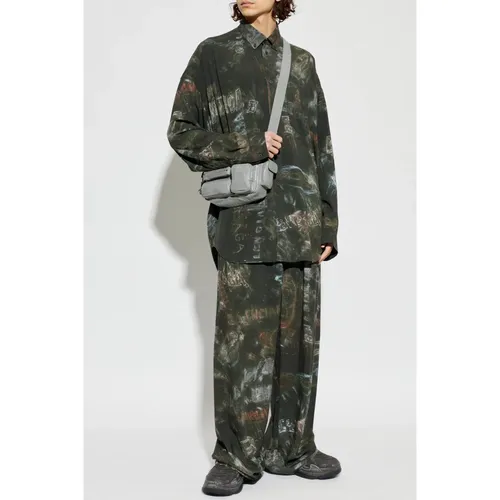 Loose-fit Printed Pants - Balenciaga - Modalova