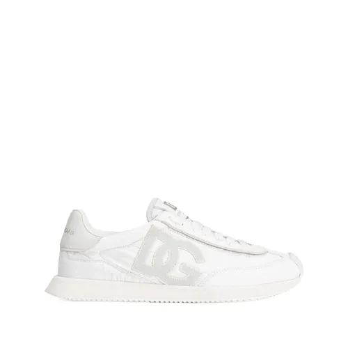 White Logo Patch Sneaker - Dolce & Gabbana - Modalova