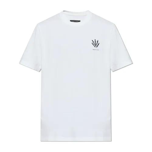 Camiseta de algodón con logo - Rag & Bone - Modalova