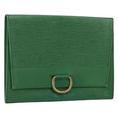 Clutch de Cuero Pre-owned - Louis Vuitton Vintage - Modalova