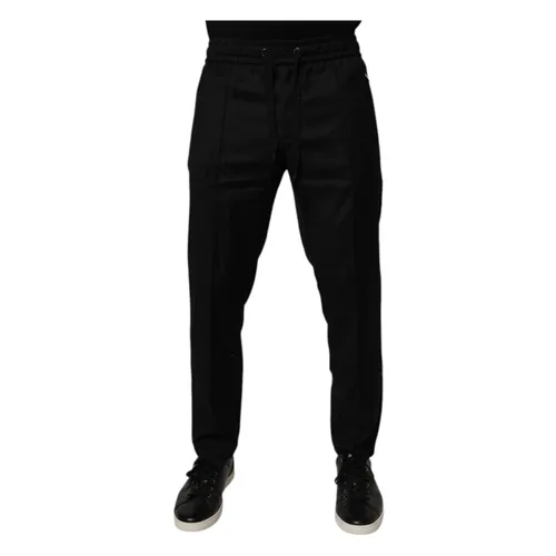 Wool Jogger Pants - Dolce & Gabbana - Modalova
